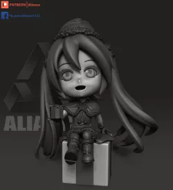 Miku Chibi - Christmas Gift