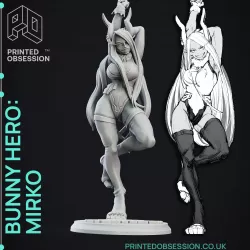 Mirko: Bunny Hero - My Hero Academia - 30cm Fanart
