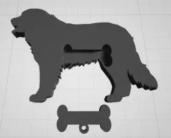 Mountain Dog Lead Leash Key Hook Holder
