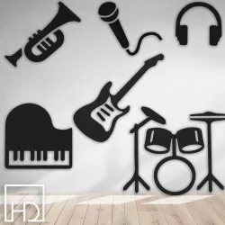 Musical collection for wall decorations Set X6 by: HomeDetail