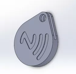 NFC Tag Keychain