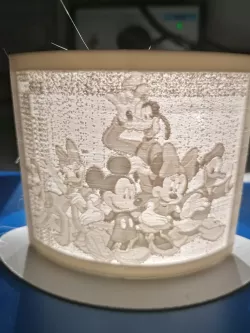 Night Light Lithophane for Disney heroes