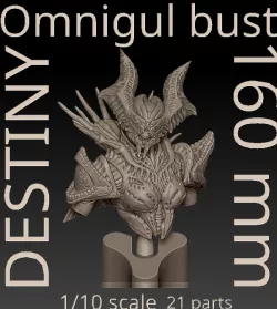 Omnigul  Hive Wizard  Bust 3D PRINT MODEL