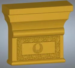 original Bas-relief real 3D Relief Wall-mount For CNC building decor for decoration room and house dc-26 3d print
