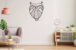 OWL OWL 2D WALL ART STENCIL - V3 - STL+SVG