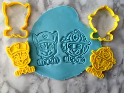 PAW PATROL COOKIE CUTTERS SET / Puppy Patrol Cookie Cutters