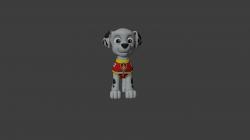 Paw Patrol - Marshall Fire 3D model 3D printable