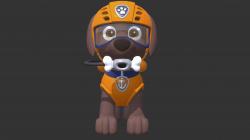 Zuma - Paw Patrol Fanart, 3D models download