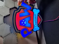 Paw Power Led Light Logo