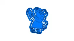 Peppa pig  (1)   CUTTER AND STAMP, COOKIE CUTTER, FORM STAMP, COOKIE CUTTER, FORM