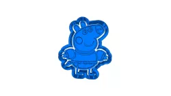 Peppa pig  (13)   CUTTER AND STAMP, COOKIE CUTTER, FORM STAMP, COOKIE CUTTER, FORM