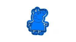 Peppa pig  (15)   CUTTER AND STAMP, COOKIE CUTTER, FORM STAMP, COOKIE CUTTER, FORM