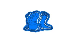 Peppa pig  (18)   CUTTER AND STAMP, COOKIE CUTTER, FORM STAMP, COOKIE CUTTER, FORM