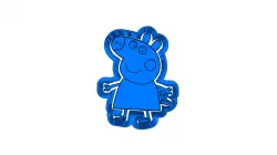Peppa pig  (19)   CUTTER AND STAMP, COOKIE CUTTER, FORM STAMP, COOKIE CUTTER, FORM