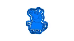 Peppa pig  (3)   CUTTER AND STAMP, COOKIE CUTTER, FORM STAMP, COOKIE CUTTER, FORM