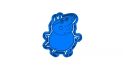 Peppa pig  (5)   CUTTER AND STAMP, COOKIE CUTTER, FORM STAMP, COOKIE CUTTER, FORM