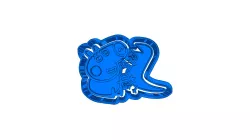 Peppa pig  (7)   CUTTER AND STAMP, COOKIE CUTTER, FORM STAMP, COOKIE CUTTER, FORM