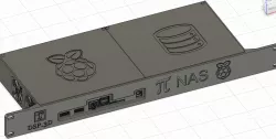 Pi NAS, Rack mount 1U Raspberry Pi CM4 NAS