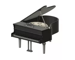 Piano case for Echo Dot 3 and Google Home Mini