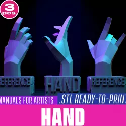 Plane hands for 3d printing. STL