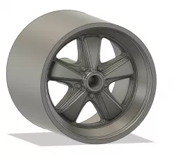 Porsche Fuchs Wheels with tire for 1:64 cars