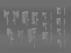 power axes chain axes and bubotic axes