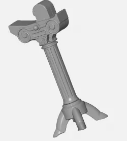 Power Rangers Dragonzord Weapon Stand