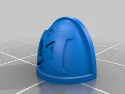 Pre-Crusade Thousand Sons Shoulder Pad (WIP!)