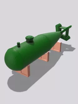 Rat Rod Hot Rod Fuel Tank WW1 WW2 plane inspired