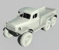 RC car body Dodge Power Wagon 6x6 Traxxas TRX 6x6