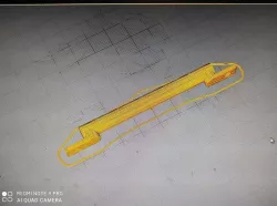 RC Crawler back or top rail bars jeep gladiator