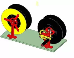 Reel winding machine