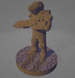 Reptilian Space Trooper
