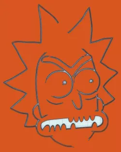 Rick Sanchez Stencil