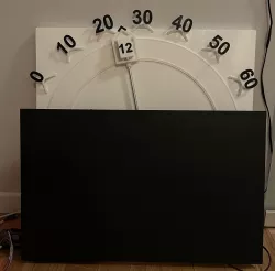 Rotating hours clock (easy)
