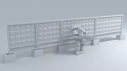 Russian - Fence PO-2 (fence slab-2) Clear.