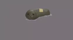 Sad Baked Potato Cat Meme