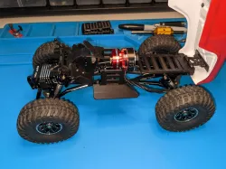 SCX24 Rock Sliders and Accessory Mount