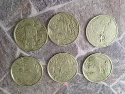 set of 6 Vikings coasters