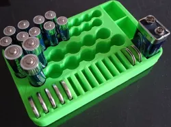 Simple battery storage with 9V