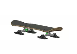 Skate Ski - replace 56mm wheels for snow