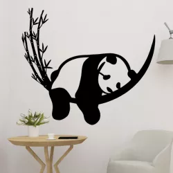 Sleeping Panda Wall Decor