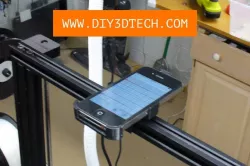 Smartphone Vibration Sensor Mount for 20 x 20 Marker Rail!
