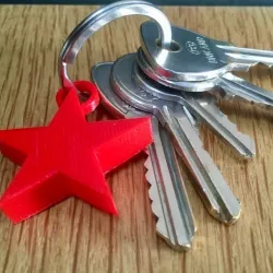 Star key ring