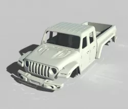 STL model Jeep Gladiator TRX6 324/454mm wheelbase