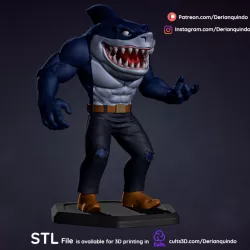 Street Sharks fan art - Ripster full body