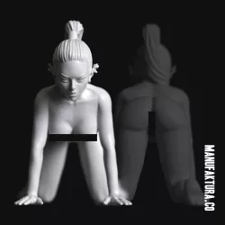 Sub Series 64 – Naked Female Shadow Elf Prisoner Slave