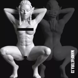 Sub Series 71 – Naked Female Shadow Elf Prisoner Slave
