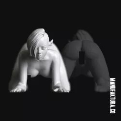 Sub Series 78 – Naked Female Shadow Elf Prisoner Slave