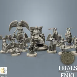 Sumerian gods and monsters - 12 figure value set